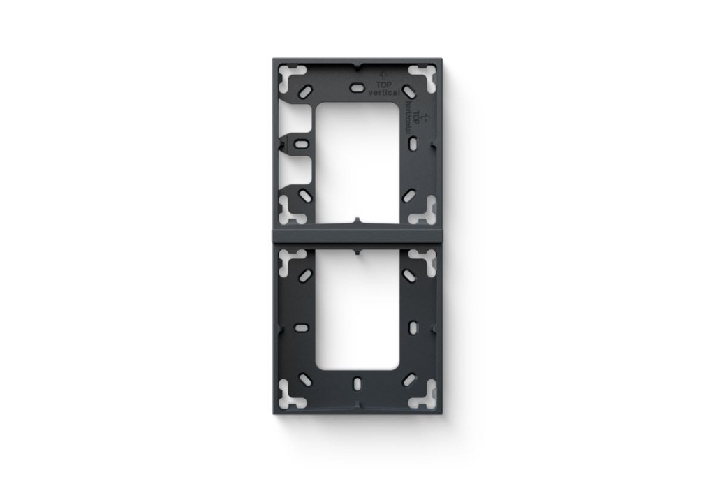 Cadre de montage double anthracite