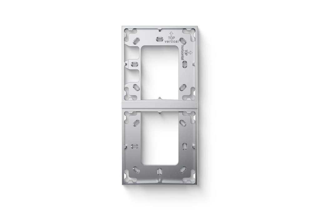 [100489] Cadre de montage double argent