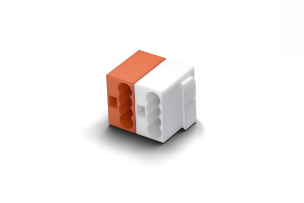 Connecteur électrique 24V orange/blanc (25pcs)