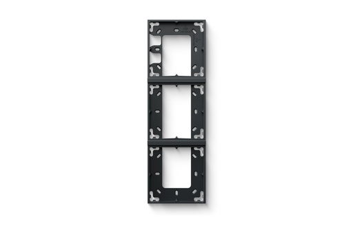 [100516] Cadre de montage triple anthracite