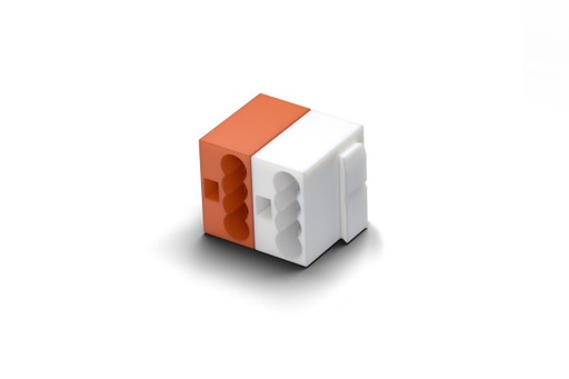 [200359] Connecteur électrique 24V orange/blanc (25pcs)