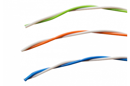 [200301] Câble d'interconnexion orange/blanc (100m)